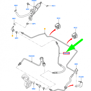 TRANSİT DEBRİYAJ MERKEZ HORTUMU 